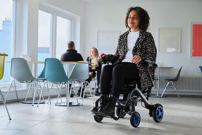 Quickie Q50 R Carbon Folding Power Wheelchair