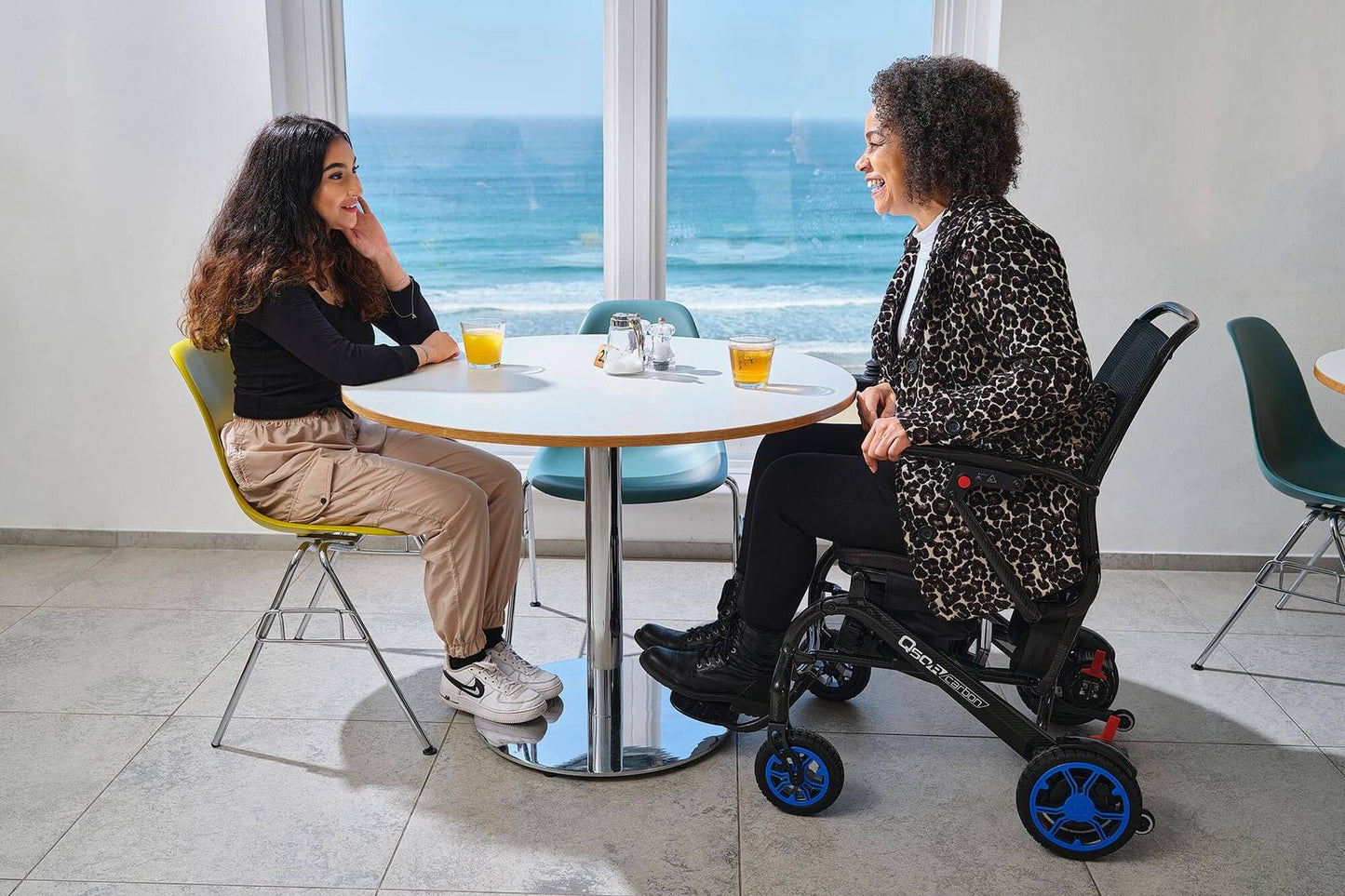 Quickie Q50 R Carbon Folding Power Wheelchair